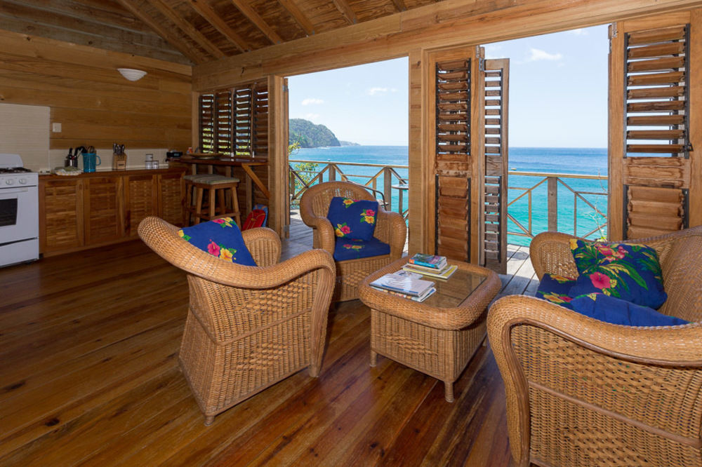 Seascape On Heavenly Bay Apartment Castara Luaran gambar