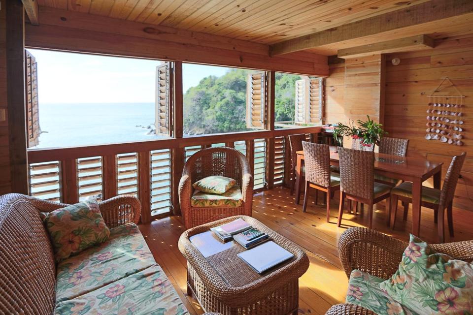 Seascape On Heavenly Bay Apartment Castara Luaran gambar